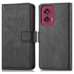 imoshion Étui de télephone portefeuille de luxe Motorola Edge 50 Fusion - Noir