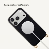 Selencia Coque arrière Rivièra avec MagSafe avec crochets amovibles Apple iPhone 17 Pro Max - Velvet Black