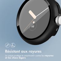 imoshion Coque rigide à couverture complète Google Pixel Watch / Watch 2 / Watch 3 / Watch 4 (41 mm) - Noir