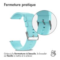 imoshion Bracelet en silicone flexible  - Connexion universelle 22 mm - Bleu clair