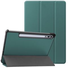 imoshion Coque tablette Trifold Samsung Galaxy Tab S10 Plus / Tab S9 FE Plus / Tab S9 Plus - Vert foncé