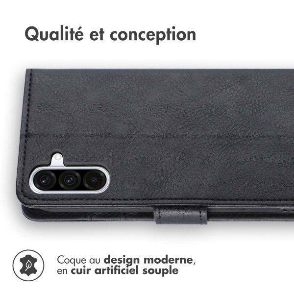 imoshion Étui de télephone portefeuille de luxe Samsung Galaxy A36 - Noir