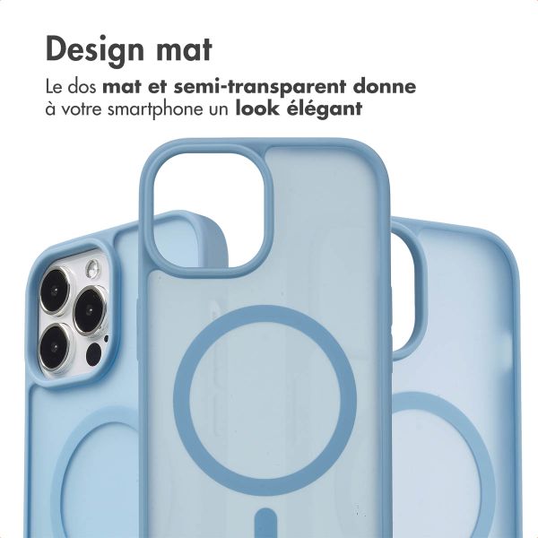 imoshion Coque Color Guard avec MagSafe Apple iPhone 13 Pro Max - Bleu clair