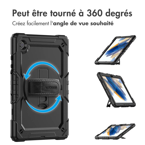 Accezz Coque arrière Defender XT Samsung Galaxy Tab A8 - Noir