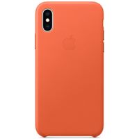 Apple Coque Leather Apple iPhone Xs - Sunset