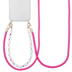 imoshion Ensemble de cordons de téléphone colorés avec perles – Rose