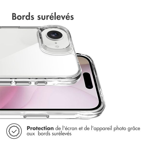 imoshion Coque Rugged Air Apple iPhone 17e / 16e - Transparent