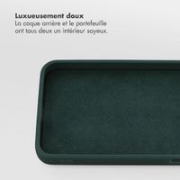 Accezz Coque portefeuille Edge amovible avec MagSafe Samsung Galaxy A27 (5G) - Vert