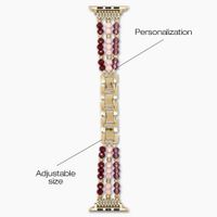iDeal of Sweden Beaded Watch Band Apple Watch | 38/40/41/42 mm - Boho Desert Plum