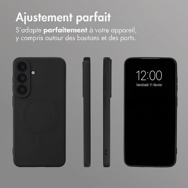 imoshion Coque Couleur avec MagSafe Samsung Galaxy S26 FE - Noir