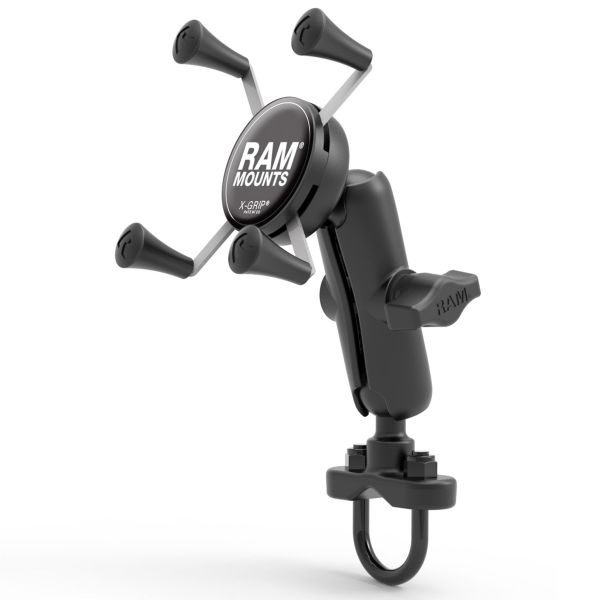 RAM Mounts Support de téléphone X-Grip® U-Bolt pour vélo / scooter / moto - Universel - Petit - Noir