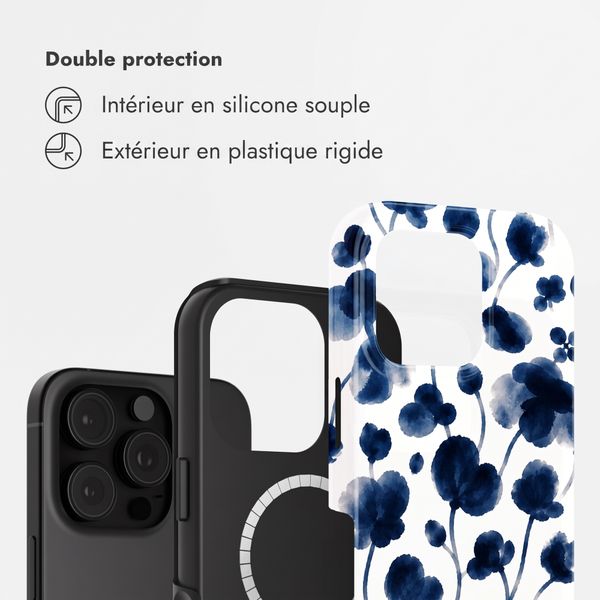 Selencia Coque arrière Vivid avec MagSafe Apple iPhone 16 Pro Max - Midnight Blossom