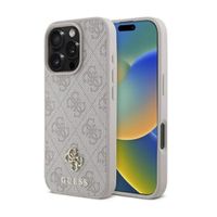 Guess Coque 4G Metal Logo MagSafe Apple iPhone 16 Pro - Rose