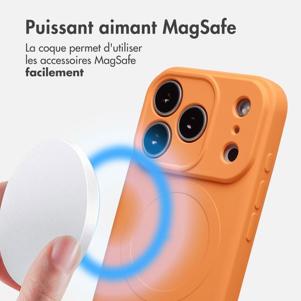 imoshion Coque Couleur avec MagSafe Apple iPhone 17 Pro - Orange
