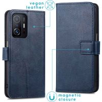 imoshion Étui de télephone portefeuille de luxe Xiaomi 11T (Pro) - Bleu foncé