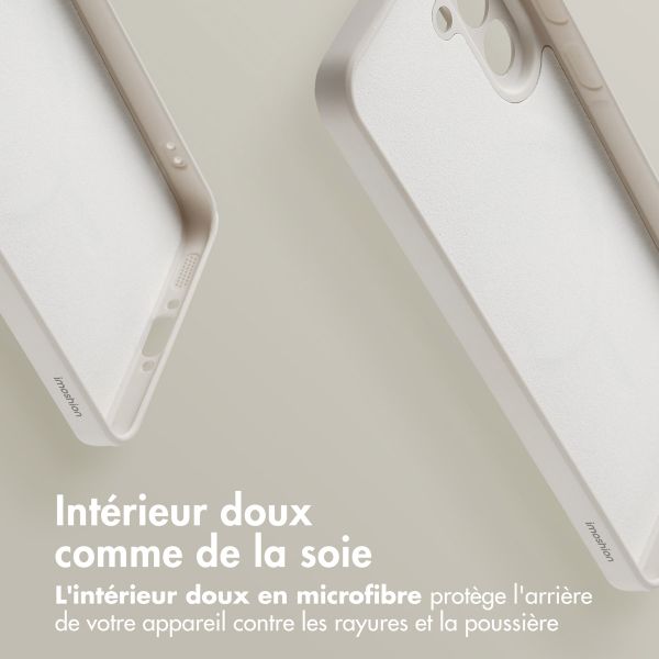 imoshion Coque Couleur avec MagSafe Samsung Galaxy A56 - Beige