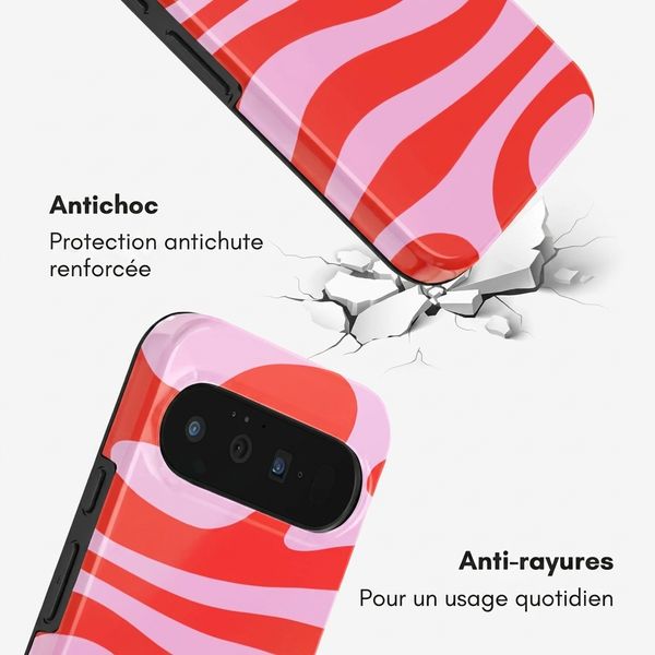 Selencia Coque arrière Vivid avec MagSafe Google Pixel 11 Pro - Dream Swirl Pink