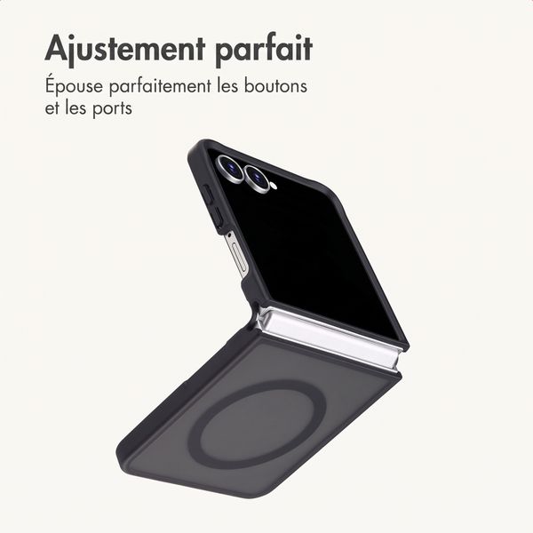 imoshion Coque Color Guard avec MagSafe Samsung Galaxy Z Flip 8 - Noir