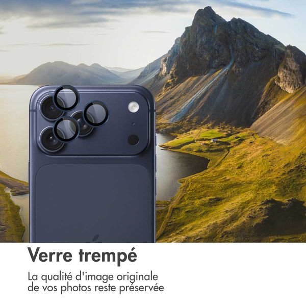 imoshion Protection d'objectif d'appareil photo (pack de 2) Apple iPhone 17 Pro / 17 Pro Max - Bleu Foncé