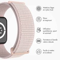 imoshion Bracelet en nylon Apple Watch | 38/40/41/42 mm - Light Pink