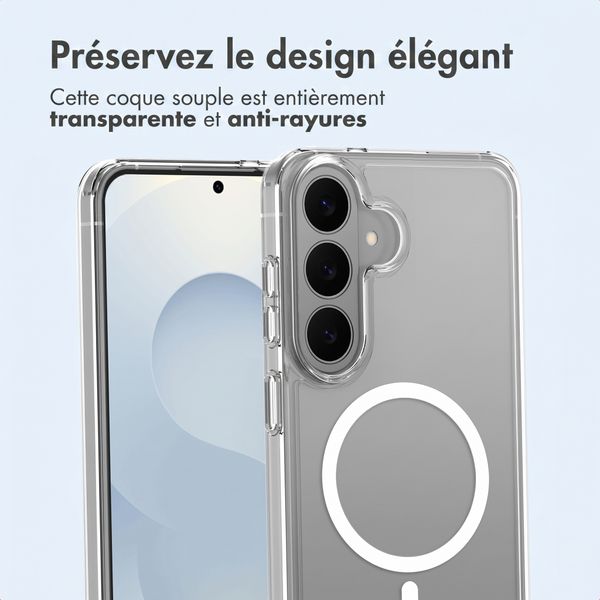 imoshion Coque arrière de protection avec MagSafe Samsung Galaxy S26 FE - Transparent