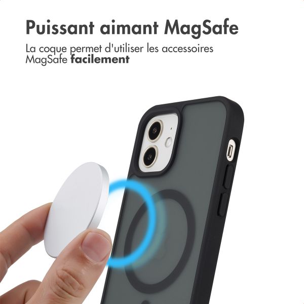 imoshion Coque Color Guard avec MagSafe Apple iPhone 12 (Pro) - Noir
