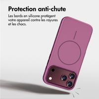 imoshion Coque arrière Color avec Thin MagSafe Ring Apple iPhone 18 Pro / 17 Pro - Violet