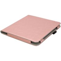 imoshion Étui de liseuse portefeuille en cuir végan Kobo Sage / Tolino Epos 3 - Rose Doré