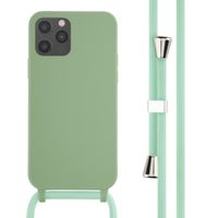 imoshion Coque en silicone avec cordon Apple iPhone 12 (Pro) - Vert