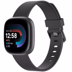 imoshion Bracelet silicone Fitbit Versa / Versa 2 / Versa Lite - Taille L - Noir
