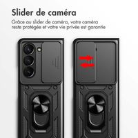 imoshion Coque arrière Rugged avec anneau Samsung Galaxy Z Fold 6 - Noir