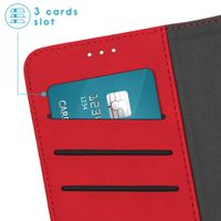imoshion Etui de télephone luxe 2-en-1 amovible Samsung Galaxy A55 - Rouge