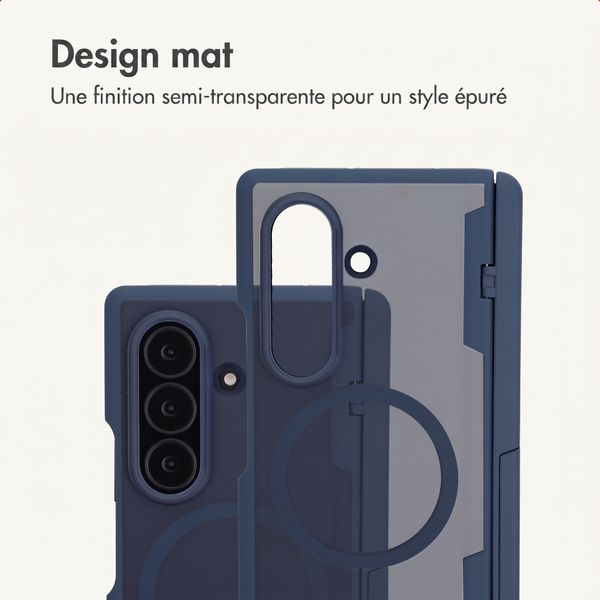 imoshion Color Guard avec MagSafe et support Samsung Galaxy Z Fold 8 Ultra - Bleu foncé
