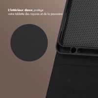 Selencia Coque tablette Riva Apple iPad Air 11 pouces (2026) M4 / (2025) M3 / (2024) M2 / Air 5 (2022) / Air 4 (2020) - Noir
