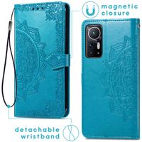 imoshion Etui de télephone Mandala Xiaomi 12 / 12X - Turquoise