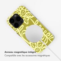 Selencia Coque arrière Vivid avec MagSafe Apple iPhone 15 Pro - Chalky Bloom