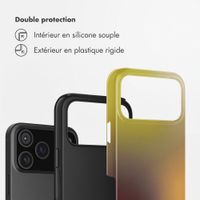 Selencia Coque arrière Vivid Apple iPhone 17 Pro - Gradient Olive Dust