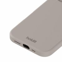 Holdit Coque Silicone Apple iPhone 16 - Taupe