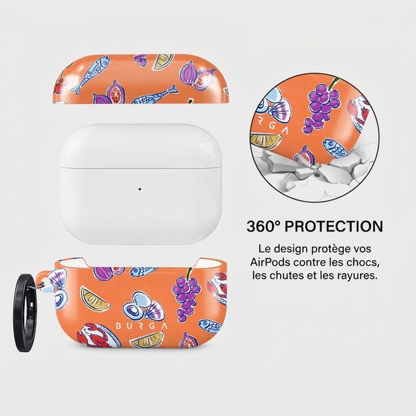 Burga Coque rigide Apple AirPods Pro 2 - Sunset Dinner
