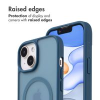imoshion Coque Color Guard avec MagSafe Apple iPhone 15 - Bleu foncé