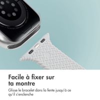 imoshion Bracelet tressé en silicone Apple Watch | 44/45/46/49 mm - Gris