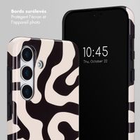 Selencia Coque arrière Vivid Samsung Galaxy S25 Plus - Art Wave Black