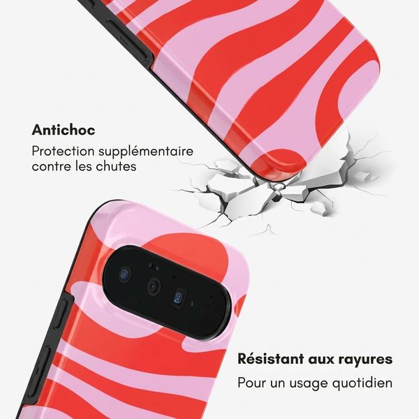 Selencia Coque arrière Vivid avec MagSafe Google Pixel 11 - Dream Swirl Pink