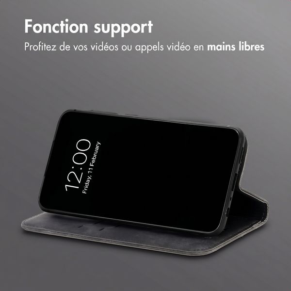 imoshion Étui de téléphone portefeuille Slim Oppo Reno15 (5G) - Noir
