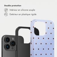 Selencia Coque arrière Vivid Apple iPhone 15 Pro - Happy Dots Digital Sky