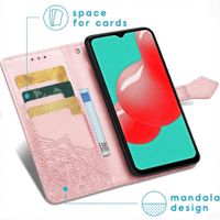 imoshion Etui de télephone Mandala Samsung Galaxy A32 (4G) - Rose Doré