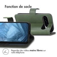 imoshion Étui de télephone portefeuille de luxe Google Pixel 10 Pro XL - Vert