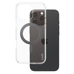 CARE by PanzerGlass Coque Kickstand MagSafe Apple iPhone 16 Pro Max - Noir