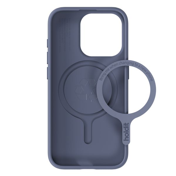 Holdit Coque MagSafe Apple iPhone 15 Pro - Pacific Blue