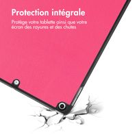 imoshion Coque tablette Trifold Apple iPad 9 (2021) 10.2 pouces / iPad 8 (2020) 10.2 pouces / iPad 7 (2019) 10.2 pouces - Pink